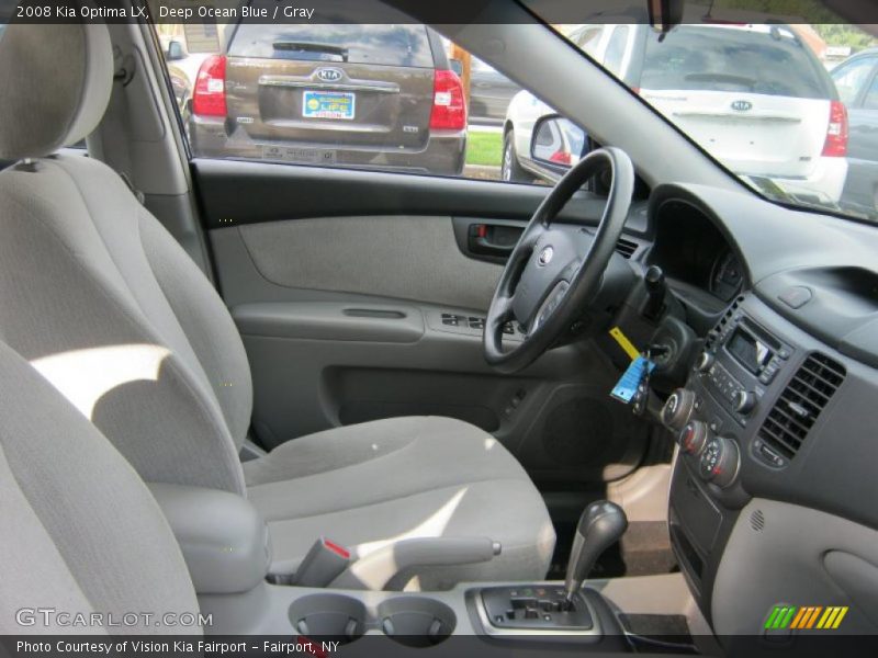 Deep Ocean Blue / Gray 2008 Kia Optima LX