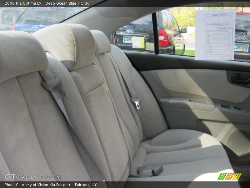 Deep Ocean Blue / Gray 2008 Kia Optima LX