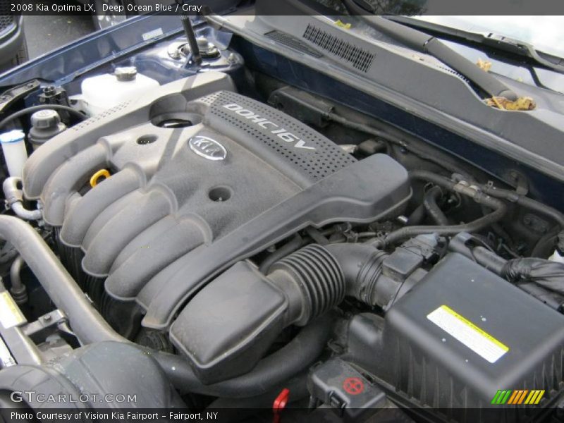 Deep Ocean Blue / Gray 2008 Kia Optima LX
