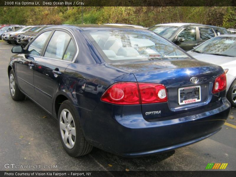 Deep Ocean Blue / Gray 2008 Kia Optima LX