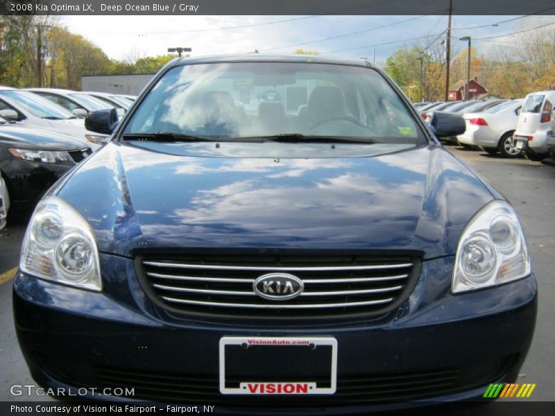 Deep Ocean Blue / Gray 2008 Kia Optima LX