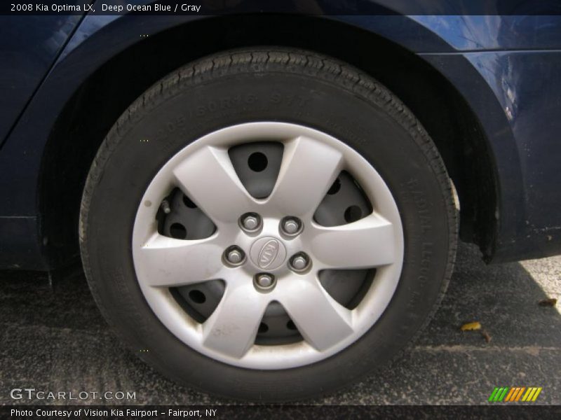Deep Ocean Blue / Gray 2008 Kia Optima LX