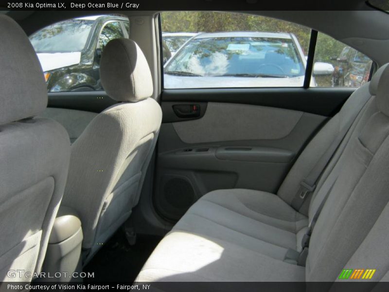 Deep Ocean Blue / Gray 2008 Kia Optima LX
