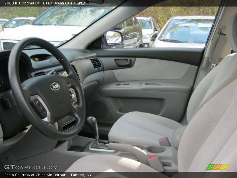 Deep Ocean Blue / Gray 2008 Kia Optima LX