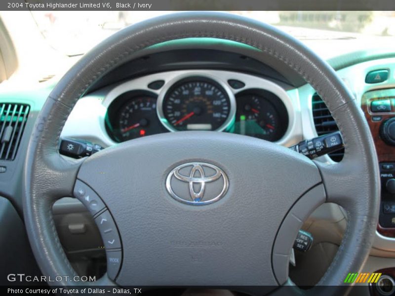 Black / Ivory 2004 Toyota Highlander Limited V6