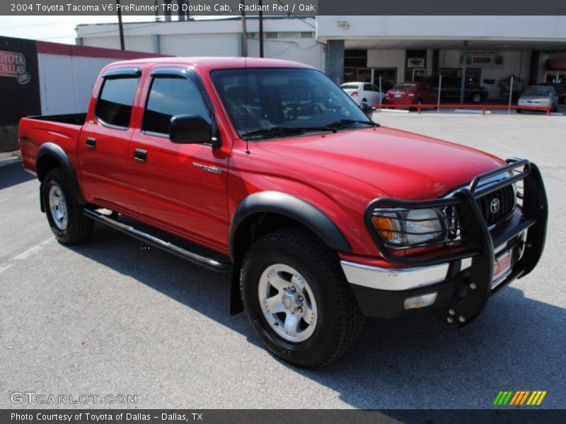 Radiant Red / Oak 2004 Toyota Tacoma V6 PreRunner TRD Double Cab