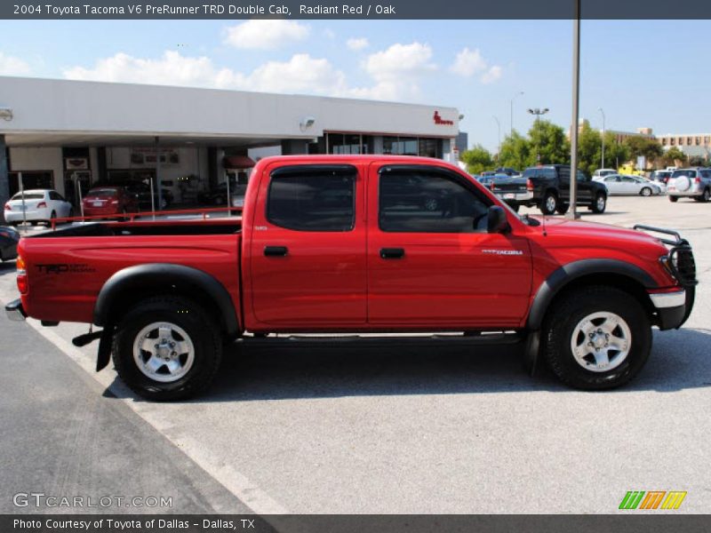 Radiant Red / Oak 2004 Toyota Tacoma V6 PreRunner TRD Double Cab