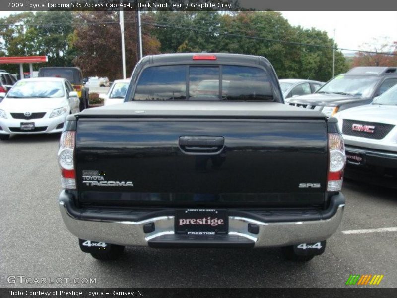 Black Sand Pearl / Graphite Gray 2009 Toyota Tacoma SR5 Access Cab 4x4
