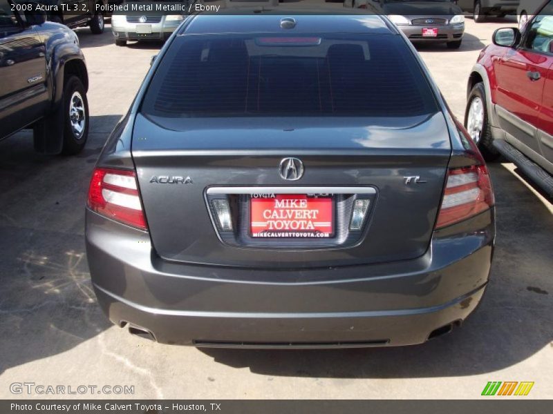 Polished Metal Metallic / Ebony 2008 Acura TL 3.2