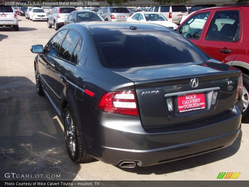 Polished Metal Metallic / Ebony 2008 Acura TL 3.2