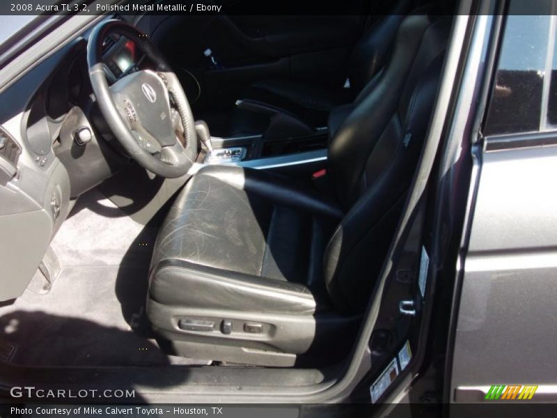 Polished Metal Metallic / Ebony 2008 Acura TL 3.2