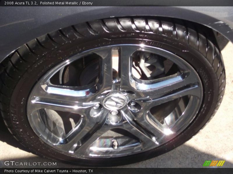 Polished Metal Metallic / Ebony 2008 Acura TL 3.2