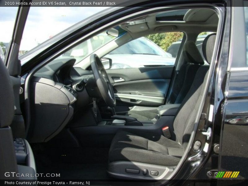 Crystal Black Pearl / Black 2010 Honda Accord EX V6 Sedan