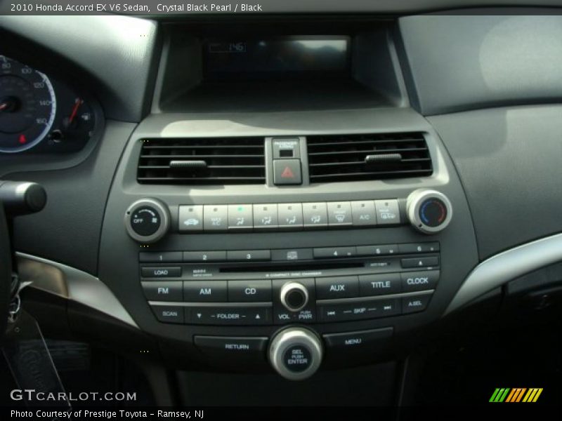 Controls of 2010 Accord EX V6 Sedan