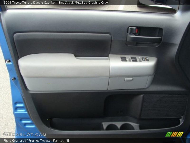 Blue Streak Metallic / Graphite Gray 2008 Toyota Tundra Double Cab 4x4
