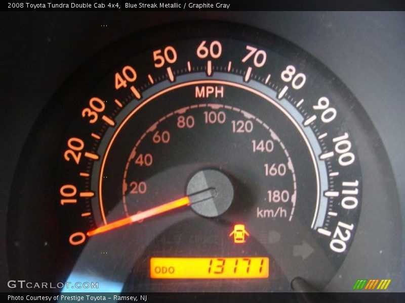 Blue Streak Metallic / Graphite Gray 2008 Toyota Tundra Double Cab 4x4