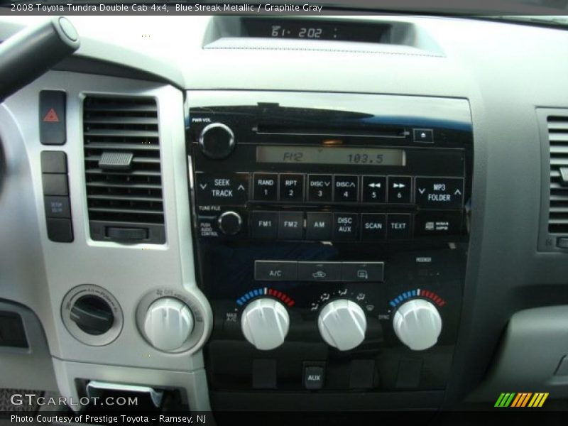 Blue Streak Metallic / Graphite Gray 2008 Toyota Tundra Double Cab 4x4