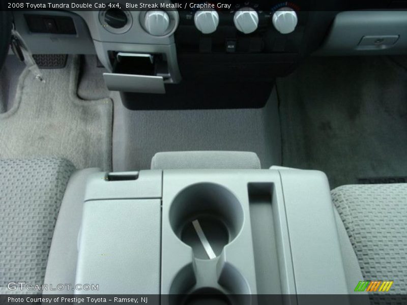 Blue Streak Metallic / Graphite Gray 2008 Toyota Tundra Double Cab 4x4