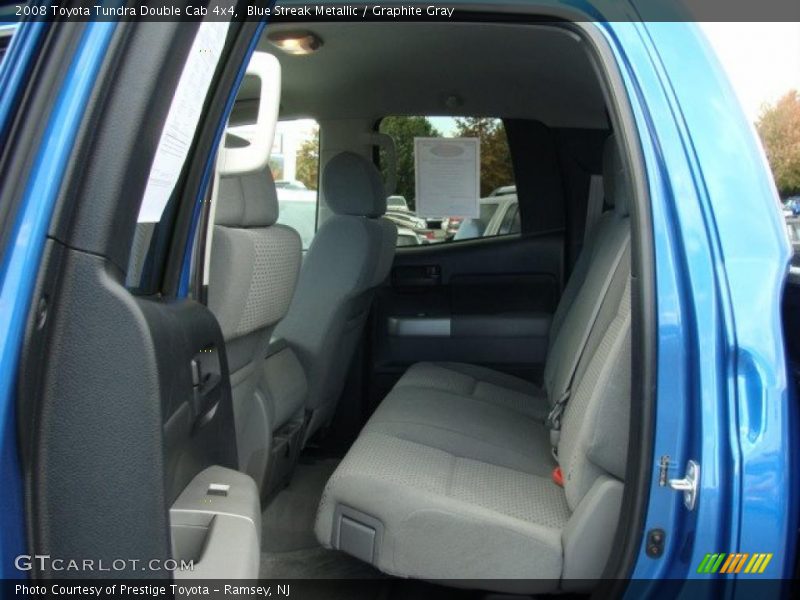 Blue Streak Metallic / Graphite Gray 2008 Toyota Tundra Double Cab 4x4