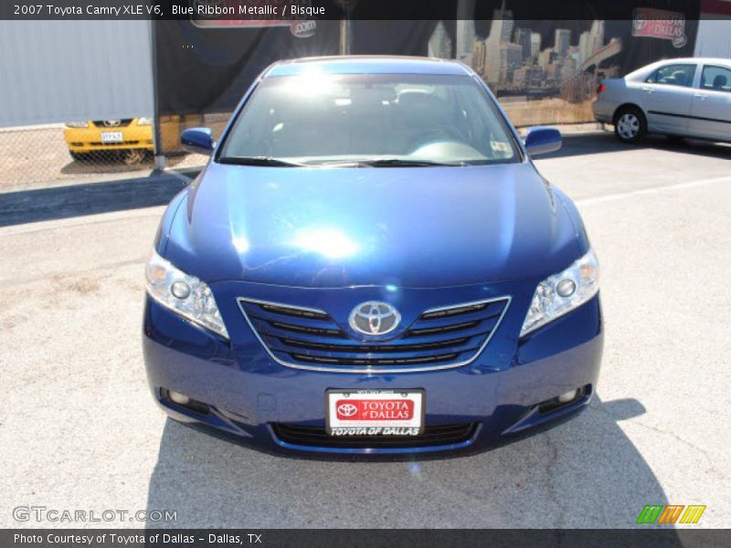 Blue Ribbon Metallic / Bisque 2007 Toyota Camry XLE V6