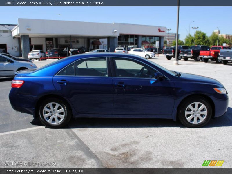 Blue Ribbon Metallic / Bisque 2007 Toyota Camry XLE V6