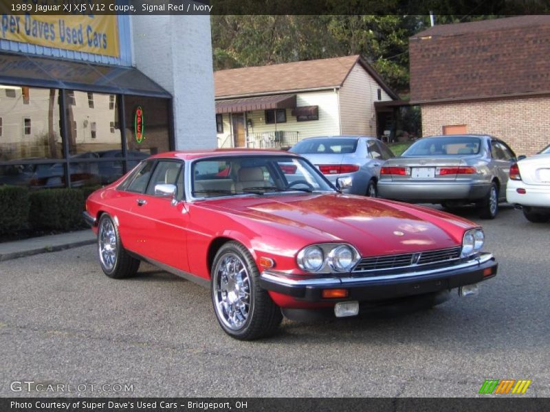 Front 3/4 View of 1989 XJ XJS V12 Coupe