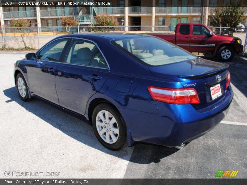 Blue Ribbon Metallic / Bisque 2007 Toyota Camry XLE V6
