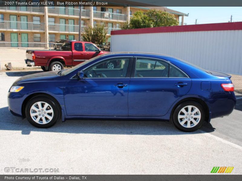 Blue Ribbon Metallic / Bisque 2007 Toyota Camry XLE V6