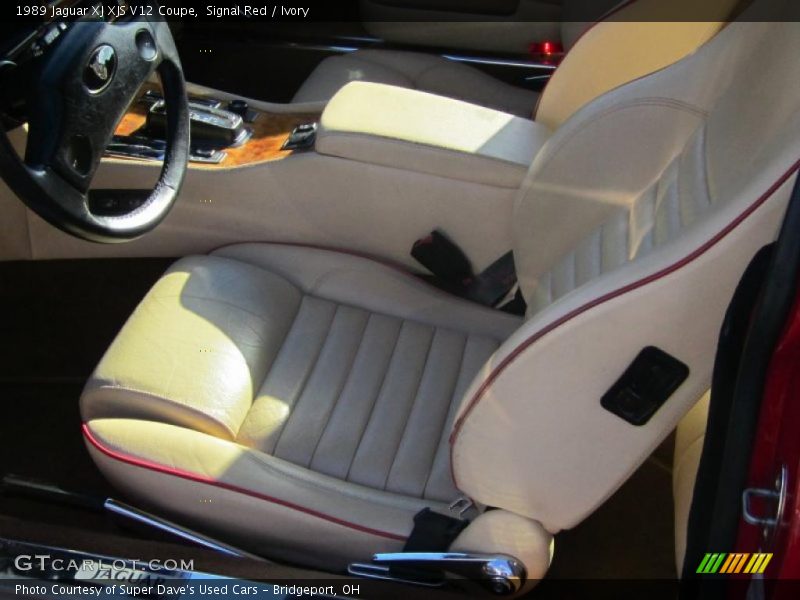  1989 XJ XJS V12 Coupe Ivory Interior