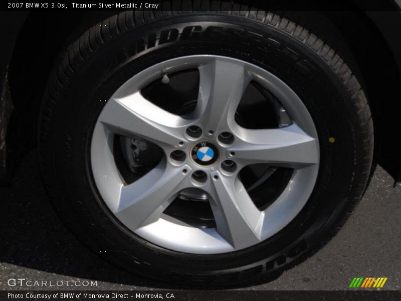 Titanium Silver Metallic / Gray 2007 BMW X5 3.0si