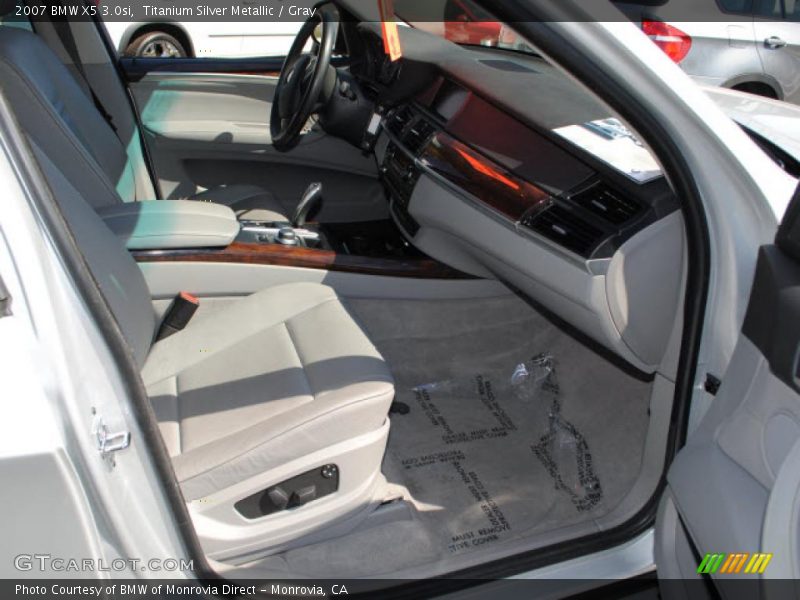 Titanium Silver Metallic / Gray 2007 BMW X5 3.0si