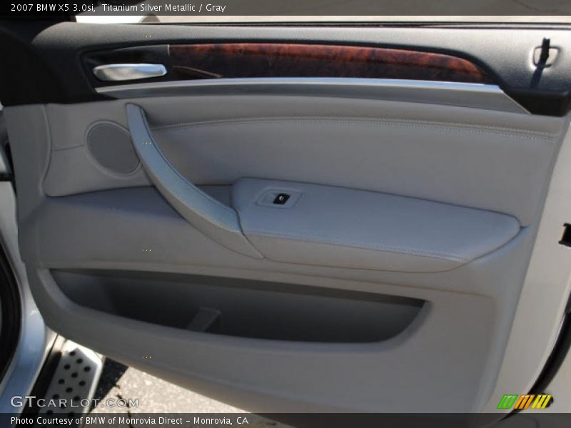 Titanium Silver Metallic / Gray 2007 BMW X5 3.0si