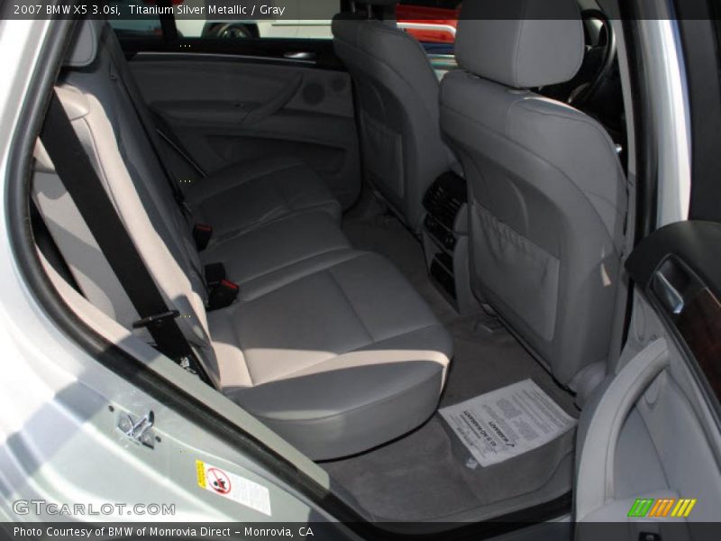 Titanium Silver Metallic / Gray 2007 BMW X5 3.0si