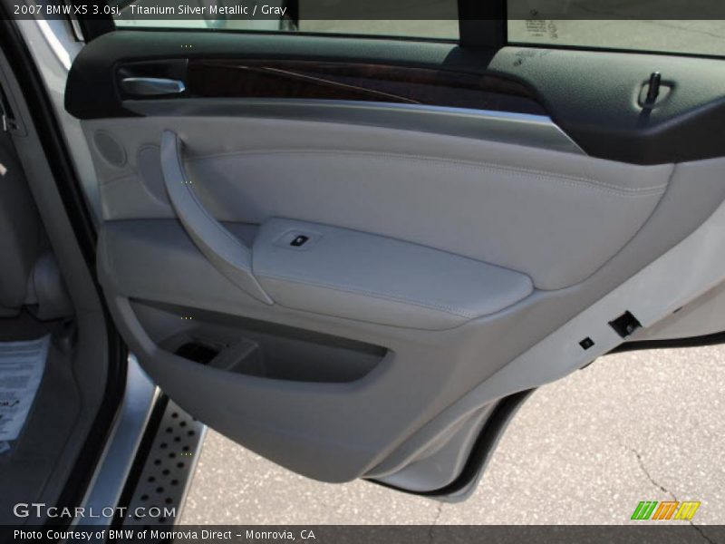 Titanium Silver Metallic / Gray 2007 BMW X5 3.0si