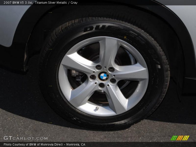 Titanium Silver Metallic / Gray 2007 BMW X5 3.0si