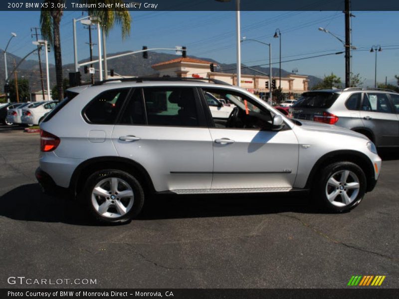 Titanium Silver Metallic / Gray 2007 BMW X5 3.0si