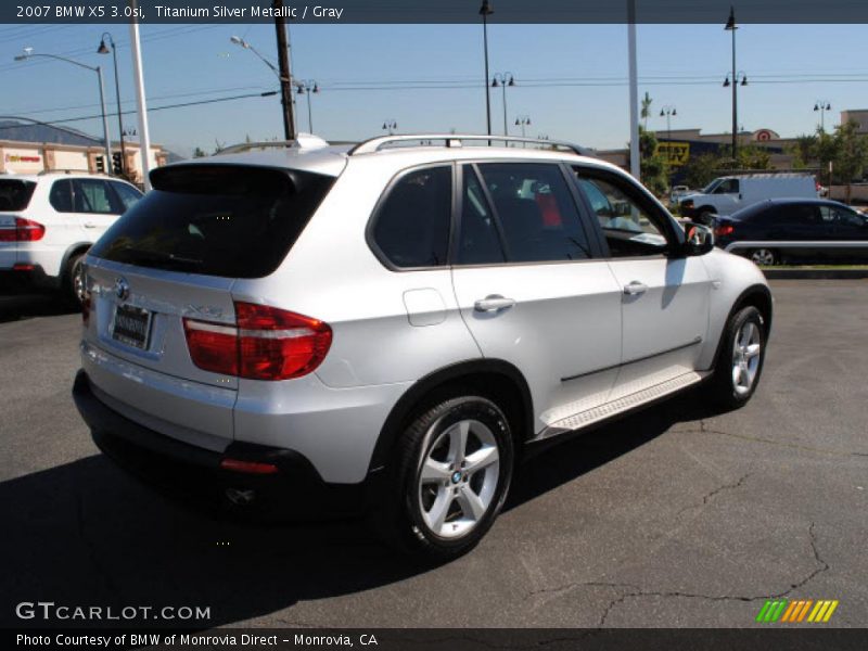 Titanium Silver Metallic / Gray 2007 BMW X5 3.0si
