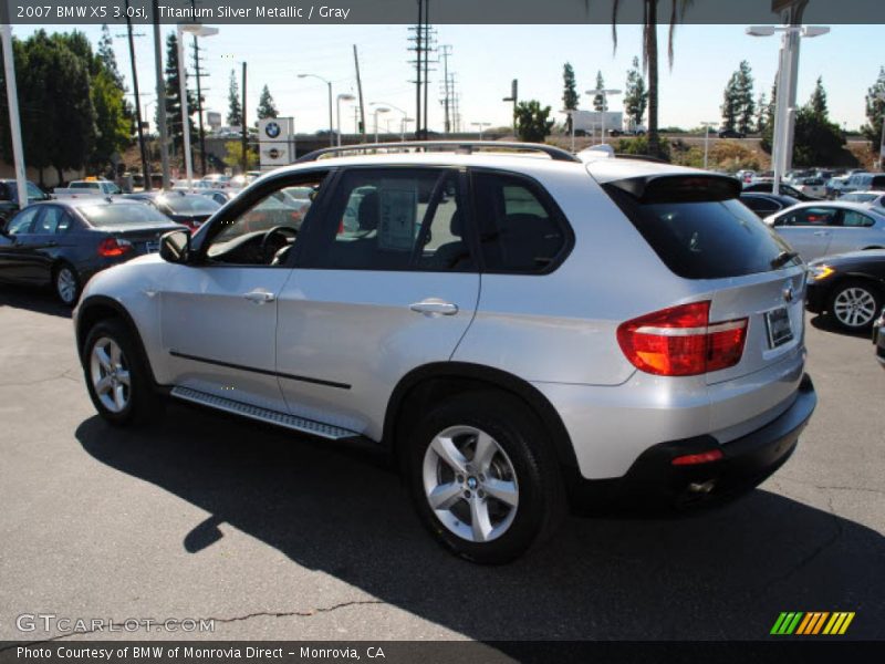 Titanium Silver Metallic / Gray 2007 BMW X5 3.0si