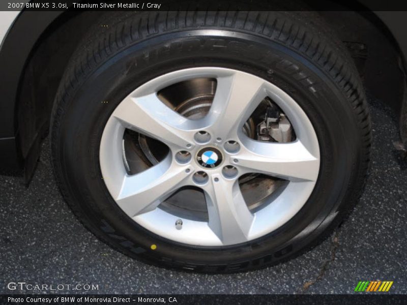 Titanium Silver Metallic / Gray 2007 BMW X5 3.0si