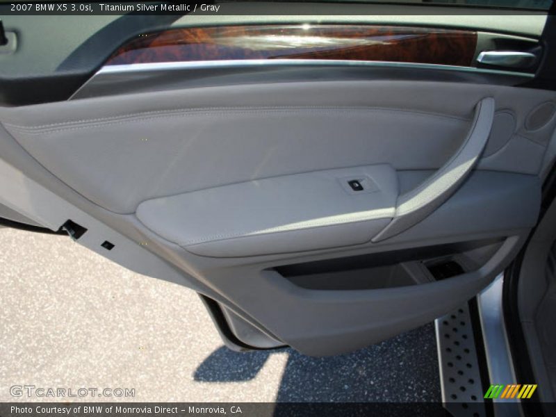 Titanium Silver Metallic / Gray 2007 BMW X5 3.0si