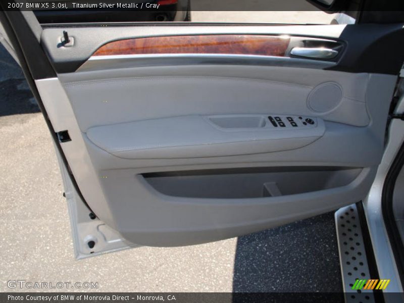 Titanium Silver Metallic / Gray 2007 BMW X5 3.0si