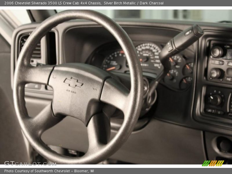 Silver Birch Metallic / Dark Charcoal 2006 Chevrolet Silverado 3500 LS Crew Cab 4x4 Chassis