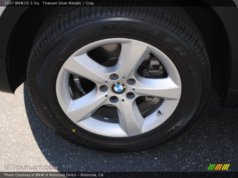 Titanium Silver Metallic / Gray 2007 BMW X5 3.0si