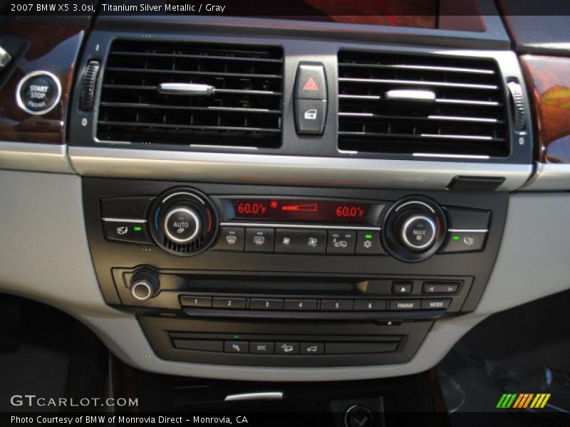 Titanium Silver Metallic / Gray 2007 BMW X5 3.0si