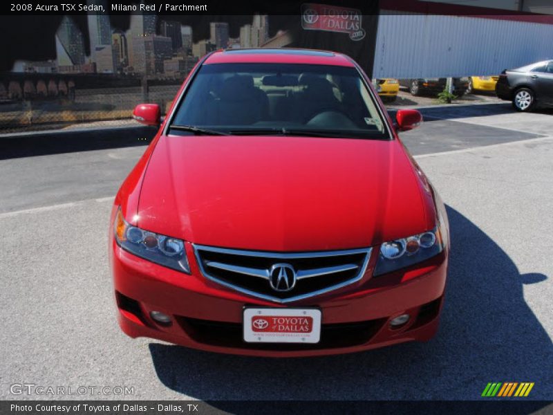 Milano Red / Parchment 2008 Acura TSX Sedan