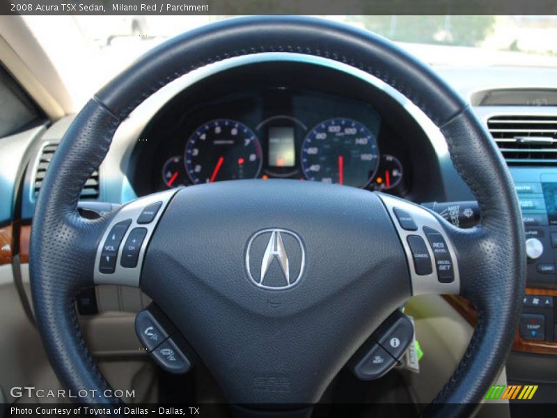 Milano Red / Parchment 2008 Acura TSX Sedan