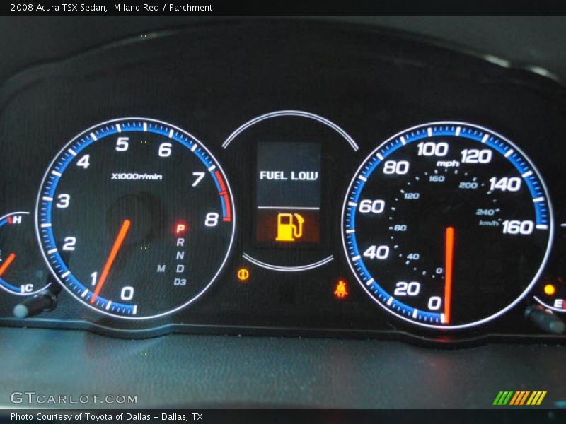 Milano Red / Parchment 2008 Acura TSX Sedan