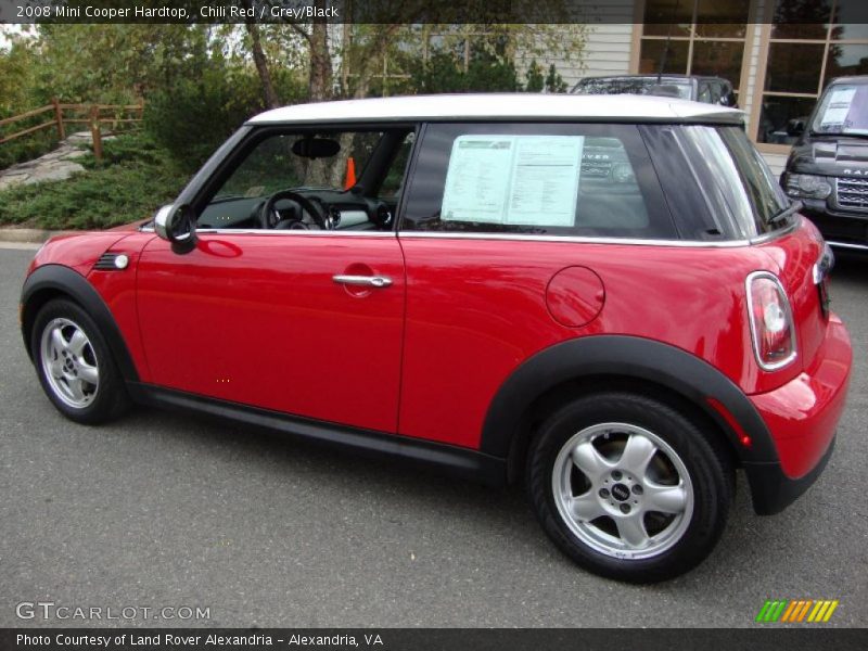 Chili Red / Grey/Black 2008 Mini Cooper Hardtop