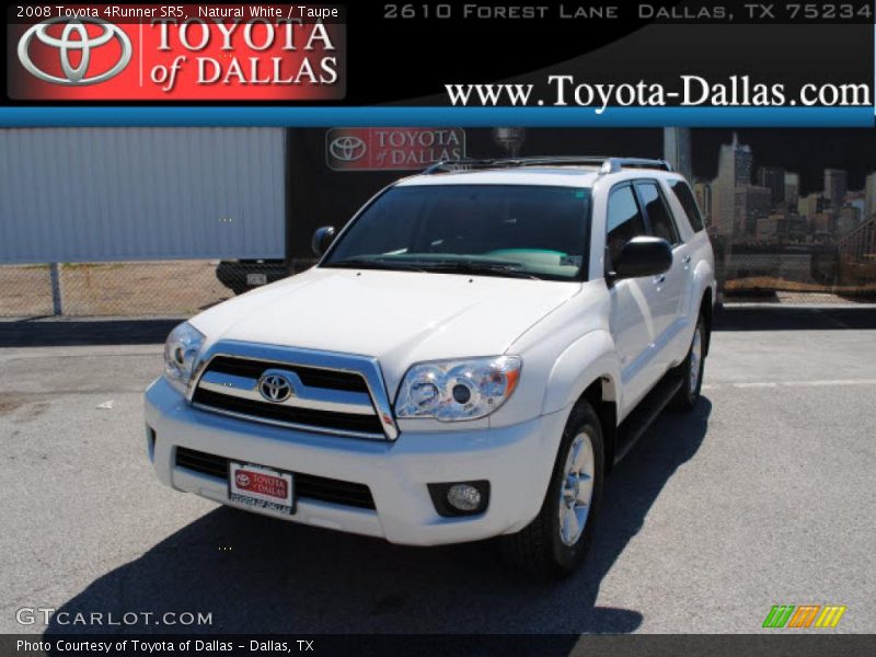 Natural White / Taupe 2008 Toyota 4Runner SR5