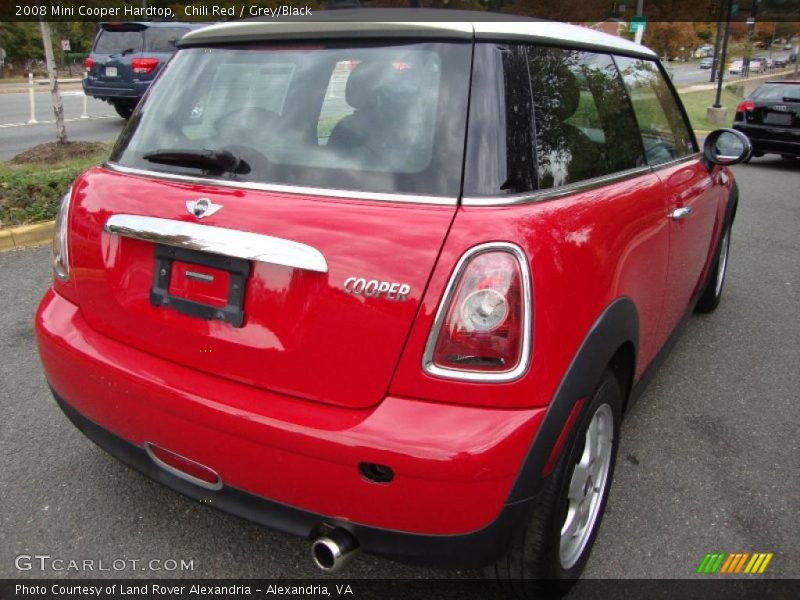 Chili Red / Grey/Black 2008 Mini Cooper Hardtop